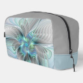 抽象的な青緑の蝶のファンタジーフラクタルアート ドップキット (右コーナー)