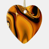 抽象的な青銅色のオーナメント セラミックオーナメント (右)