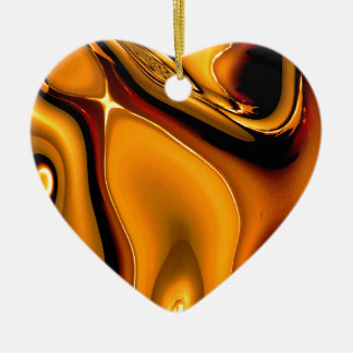 抽象的な青銅色のオーナメント セラミックオーナメント