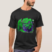 抽象的な非AIアート Tシャツ (正面)