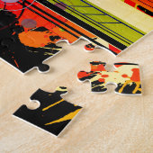 抽象的な音楽 ジグソーパズル (側面)