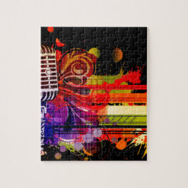 抽象的な音楽 ジグソーパズル