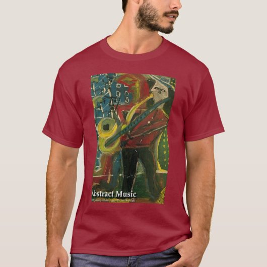 抽象的な音楽 Tシャツ (正面)