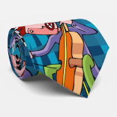 "抽象的な音" ネクタイ (ロール)