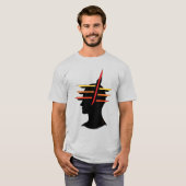 抽象的な頭部 Tシャツ (正面フル)