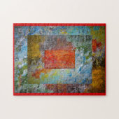 抽象的な額縁 ジグソーパズル (横)