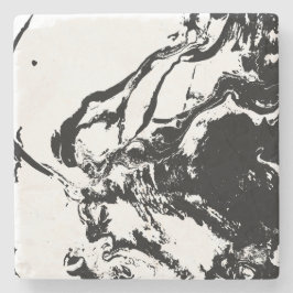 抽象的な顔たち 偶然の芸術 石コースター ストーンコースター