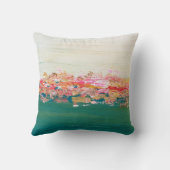 抽象的な風景のスロー枕 引っ越し祝い ギフト クッション (裏面)