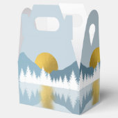 抽象的な風景 - 黄金の冬の夕日と朝日 フェイバーボックス (オープン)