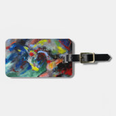 抽象的な馬 ラゲッジタグ (正面横)