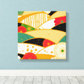 抽象的な魔法の庭園 キャンバスプリント (インサイチュ (ウッドフロア))