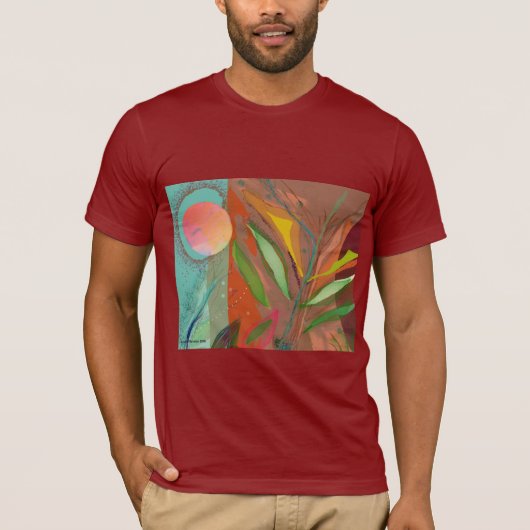 抽象的な魔法のTreeTee Tシャツ (正面)
