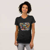 抽象的な魚の女性用 Tシャツ (正面フル)