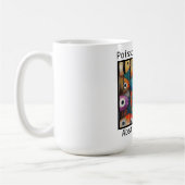 抽象的な魚 コーヒーマグカップ (左)