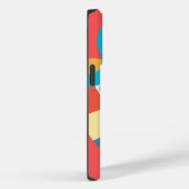 抽象的な鮮やかな色の顔の芸術 iPhone カー Case-Mate iPhoneケース (裏面 / 右)