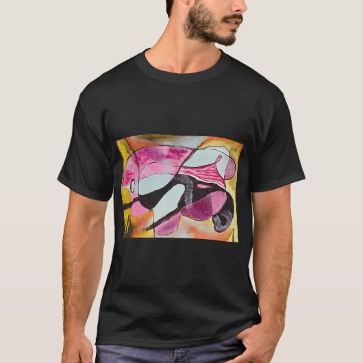 抽象的な鯉 Tシャツ (正面)