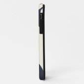 抽象的な鳥のミニマリストネイビーブルーのスマホケース Case-Mate iPhoneケース (裏面/左)