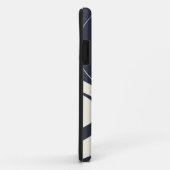 抽象的な鳥のミニマリストネイビーブルーのスマホケース Case-Mate iPhoneケース (裏面/右)