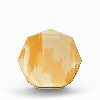 抽象的な黄色とクリーム色のペイントストローク フォトブロック