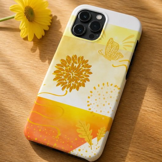 抽象的な黄金の野原 Case-Mate iPhoneケース