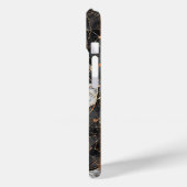 抽象的な黒と金の装飾的な幾何学模様 Case-Mate iPhoneケース (裏面 / 左)