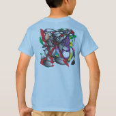 抽象的な1 Tシャツ (裏面)