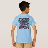 抽象的な1 Tシャツ (裏面フル)