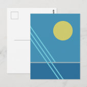 抽象的な3枚の絵葉書 ポストカード (正面/裏面)