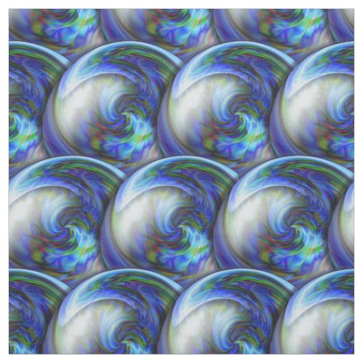 抽象的な3dは泡とパターンを一周します ファブリック (見本)