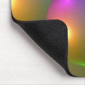 抽象的な3d球 マウスパッド (コーナー)