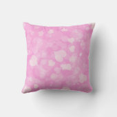 抽象的な《写真》ぼけ味のピンクtexture.text. クッション (裏面)