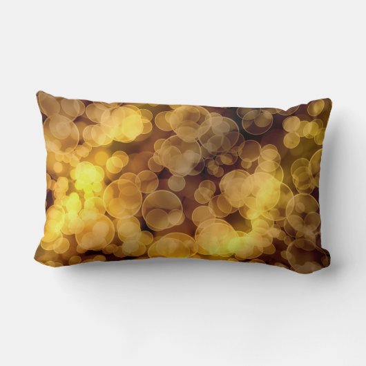 抽象的な《写真》ぼけ味の勾配 ランバークッション (裏面)