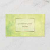 抽象的な《写真》ぼけ味の緑のライムtexture.text. 名刺 (正面)