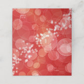 抽象的な《写真》ぼけ味ラブテクスチャ プレイスカード (外部開封)