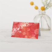 抽象的な《写真》ぼけ味ラブテクスチャ プレイスカード (裏面)