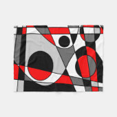 抽象的な#73 フリースブランケット (正面(横))