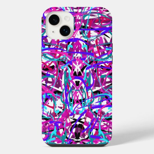 抽象的な iPhoneケース (裏面)