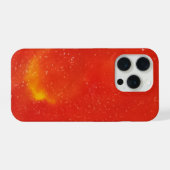 抽象的なiPhoneケース - 灼熱の輝き iPhoneケース (裏面横)