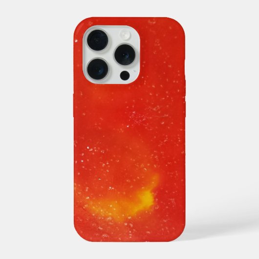 抽象的なiPhoneケース - 灼熱の輝き iPhoneケース (裏面)