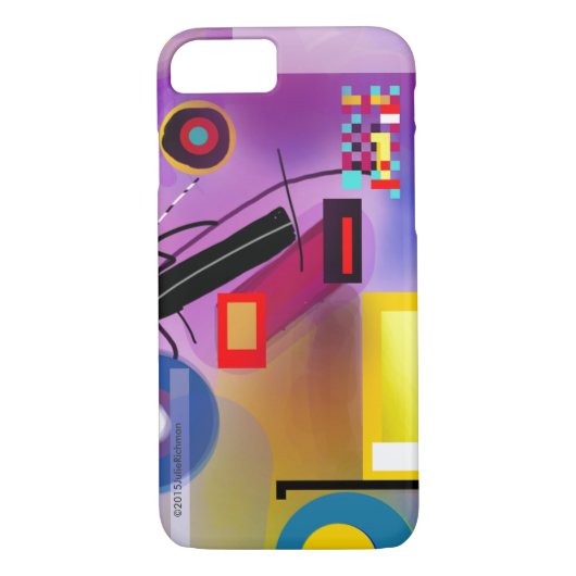 抽象的なKandinskyの刺激を受けたなiPhone 7の場合 Case-Mate iPhoneケース (裏面)