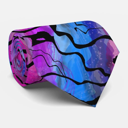 抽象的なNorthern Lights ネクタイ (ロール)