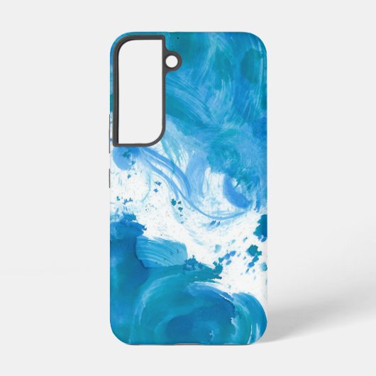 抽象的なSamsung携帯ケース - 海の流れ Samsung Galaxyケース (裏面)
