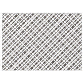 抽象的なWindowsの金ゴールドの黒のテーブルクロス テーブルクロス (正面(横))