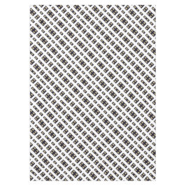 抽象的なWindowsの金ゴールドの黒のテーブルクロス テーブルクロス