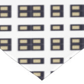 抽象的なWindowsの金ゴールドの黒のテーブルクロス テーブルクロス (アングル)