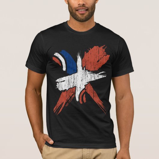 抽象的なX (ヴィンテージ) Tシャツ (正面)