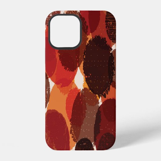 抽象的カラフルなシームレスパターンコレクション iPhoneケース (裏面)