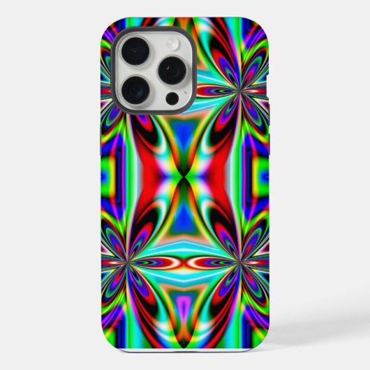 抽象的カラフルデザイン-11438 iPhoneケース (裏面)