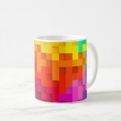 抽象的カラフルデザイン-14839 コーヒーマグカップ (正面右)
