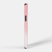 抽象的パステル＋ミントの壁 iPhoneケース (右側面)